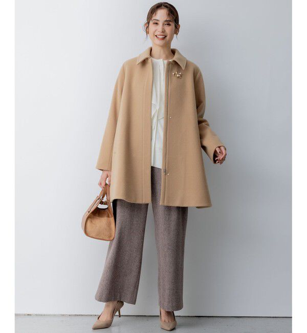 組曲「【WEB限定】サイドフリルカーディガン」|カーディガン|