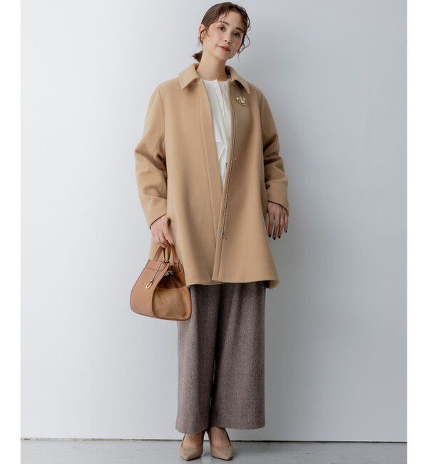 組曲「【WEB限定】サイドフリルカーディガン」|カーディガン|