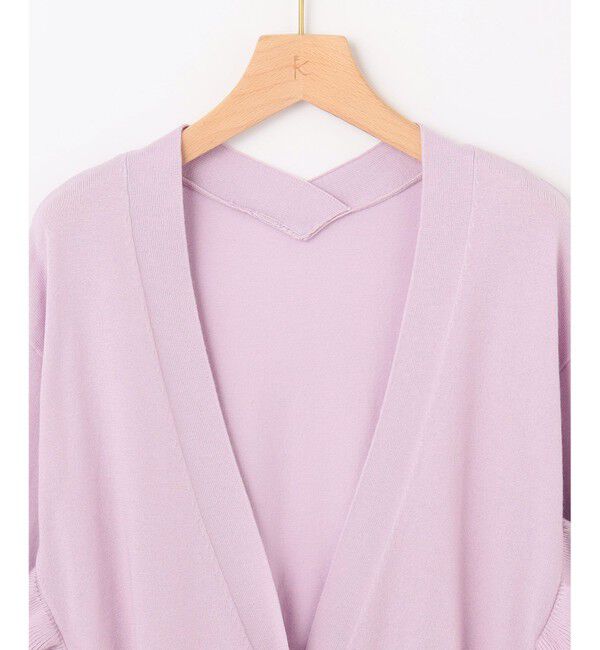 組曲「【WEB限定】サイドフリルカーディガン」|カーディガン|