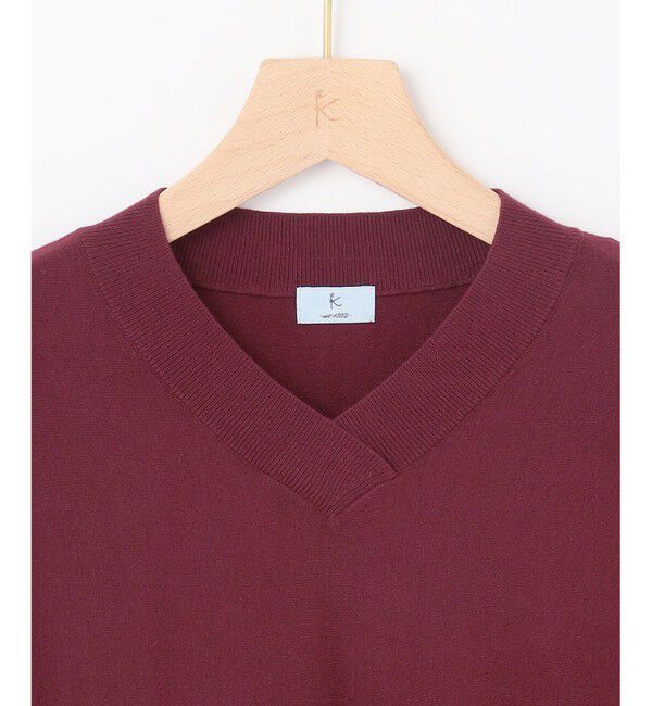 組曲「【洗える・WEB限定】Vネックドルマンスリーブ ニット」|ニット・セーター|