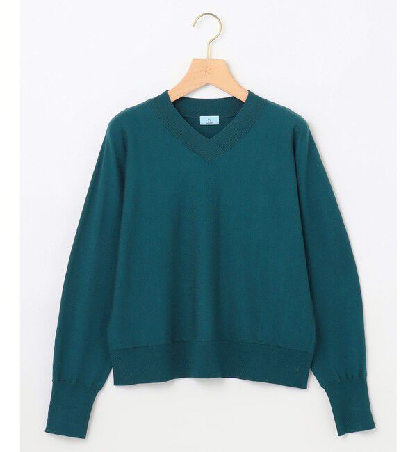 組曲「【洗える・WEB限定】Vネックドルマンスリーブ ニット」|ニット・セーター|