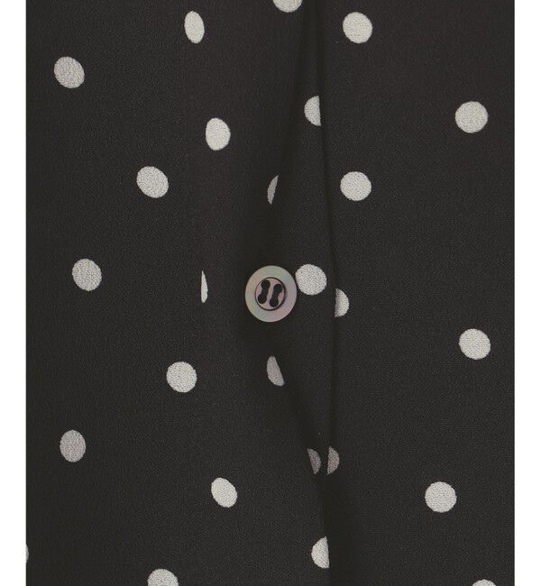 組曲「ドットジョーゼットプリント ブラウス」|シャツ・ブラウス|