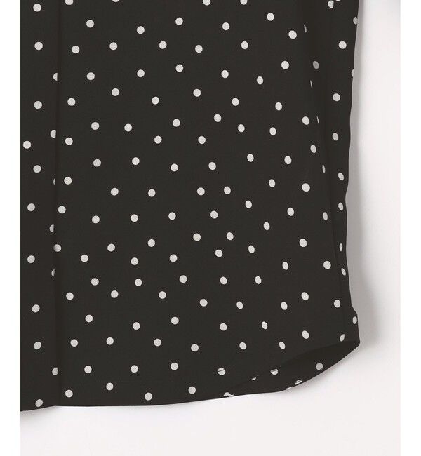 組曲「ドットジョーゼットプリント ブラウス」|シャツ・ブラウス|