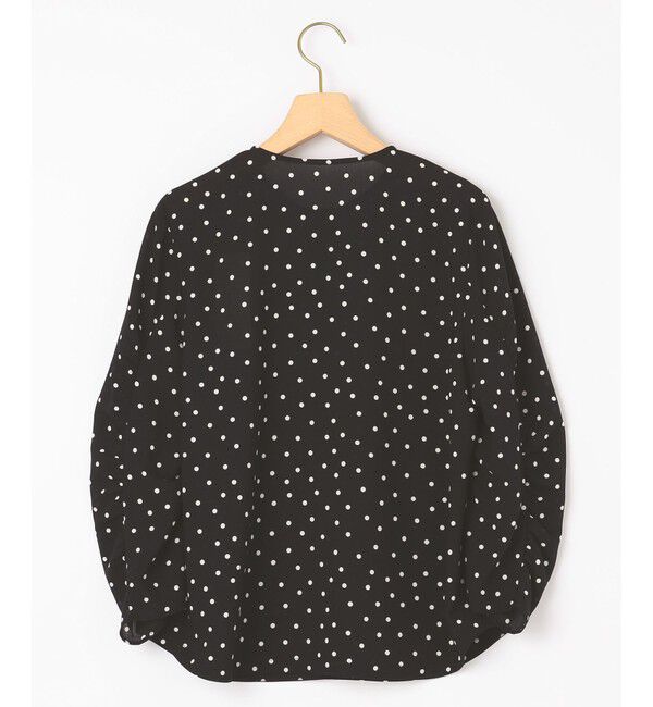 組曲「ドットジョーゼットプリント ブラウス」|シャツ・ブラウス|