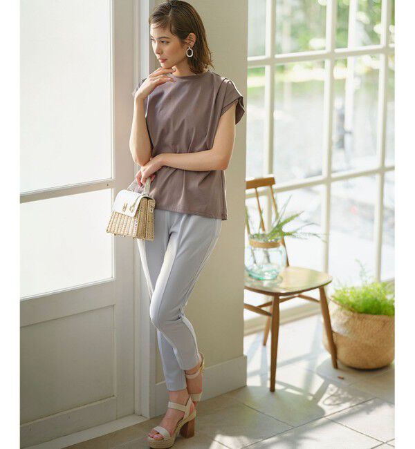 組曲「【吸湿冷感】スタイルアップジャージー パンツ」|その他|