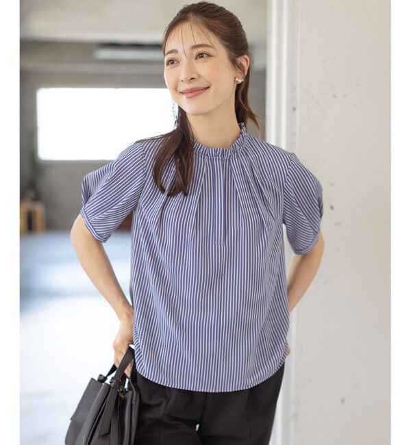 組曲「ライトデシンフリル襟 ブラウス」|シャツ・ブラウス|