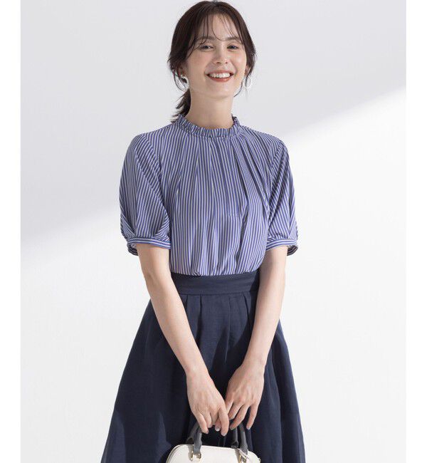 組曲「ライトデシンフリル襟 ブラウス」|シャツ・ブラウス|