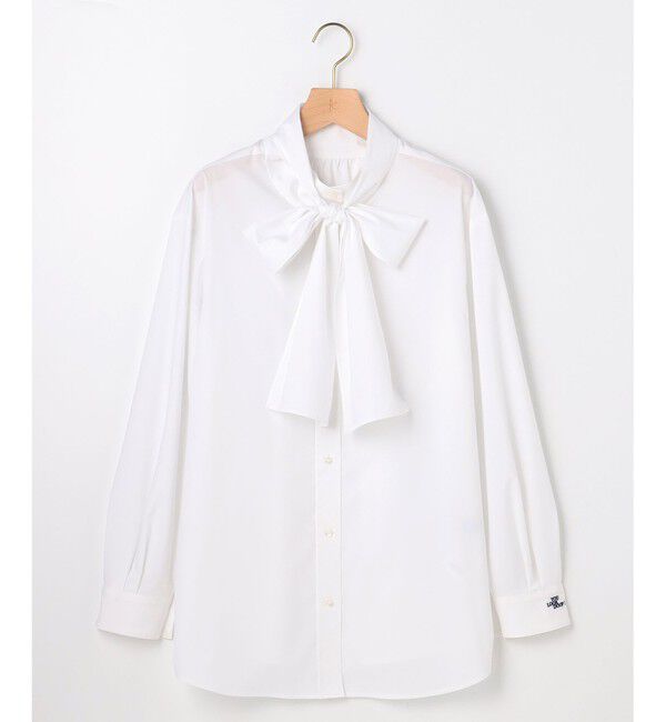 組曲「【加藤ローサさん着用 / 前後着用可】コットンタッチシャーティング刺繍入り ブラウス」|シャツ・ブラウス|