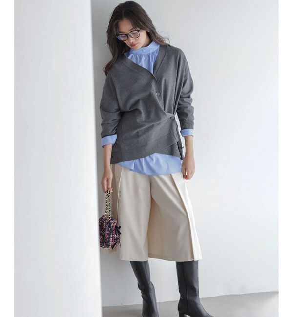 組曲「【加藤ローサさん着用 / 前後着用可】コットンタッチシャーティング刺繍入り ブラウス」|シャツ・ブラウス|