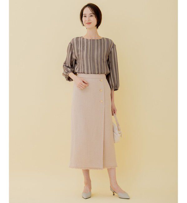 自由区「【セット可】ラミーブッチャー ストレートシルエットスカート」|スカート|
