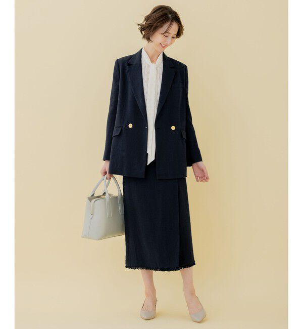 自由区「【セット可】ラミーブッチャー ストレートシルエットスカート」|スカート|