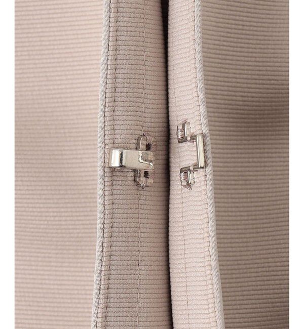 自由区「【ご好評につき追加生産・洗える】グログランノーカラー ジャケット」|ノーカラージャケット|