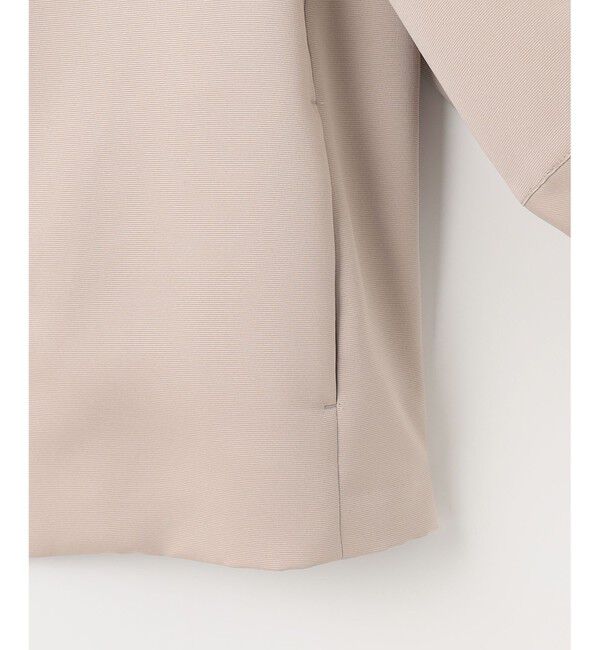 自由区「【ご好評につき追加生産・洗える】グログランノーカラー ジャケット」|ノーカラージャケット|