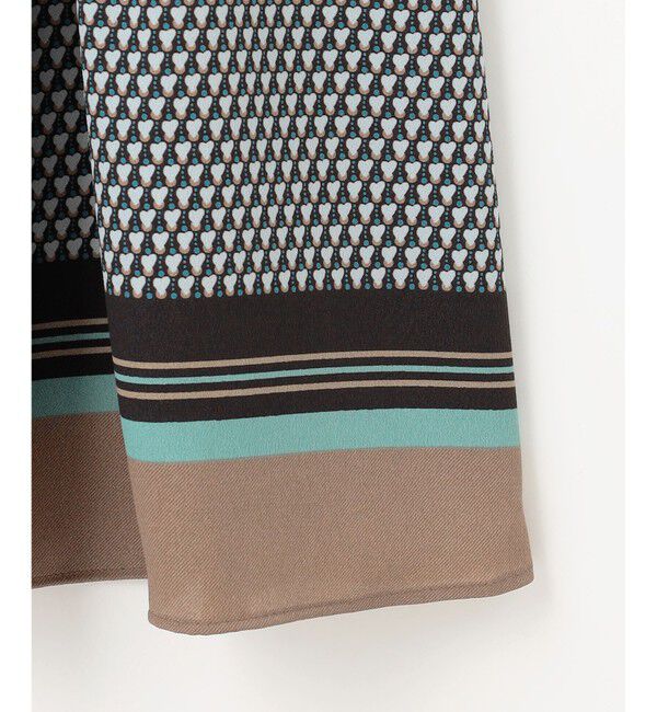 自由区「【洗える】ジオメトリックハートプリント スカート」|スカート|