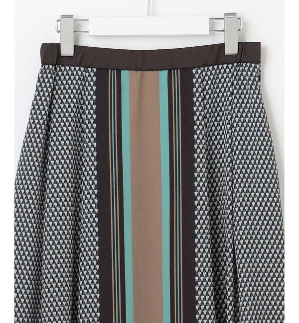 自由区「【洗える】ジオメトリックハートプリント スカート」|スカート|