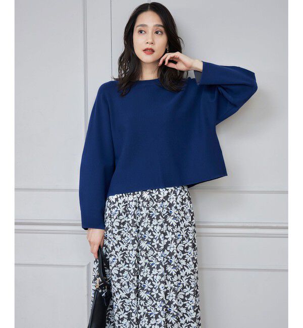 自由区「【カタログ掲載・洗える】スノーフラワープリント スカート」|スカート|