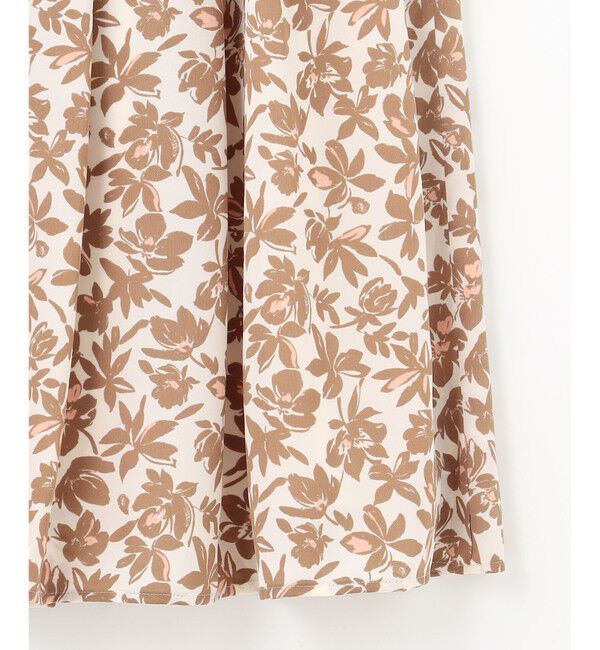 自由区「【カタログ掲載・洗える】スノーフラワープリント スカート」|スカート|