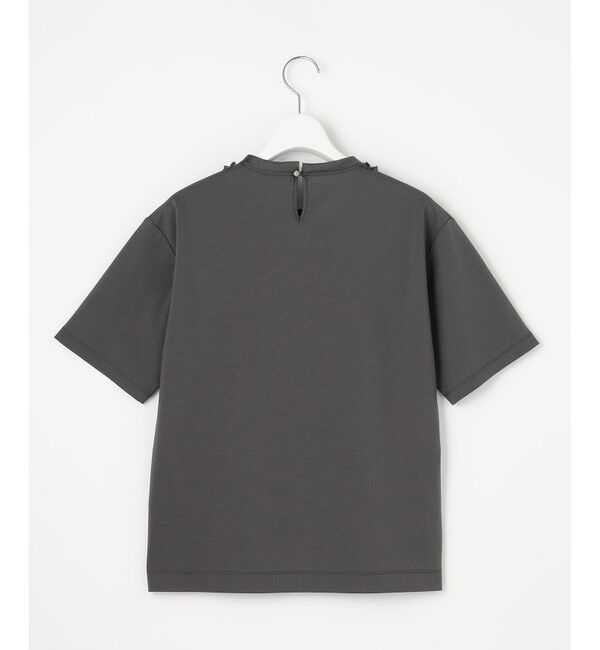 自由区「【接触冷感・UVカット・洗える】ベビーフリル Tシャツ」|Tシャツ・カットソー|