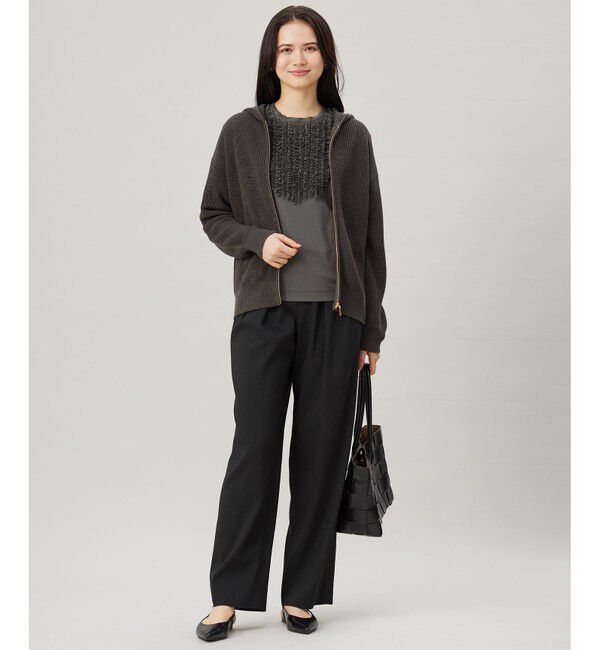 自由区「【接触冷感・UVカット・洗える】ベビーフリル Tシャツ」|Tシャツ・カットソー|