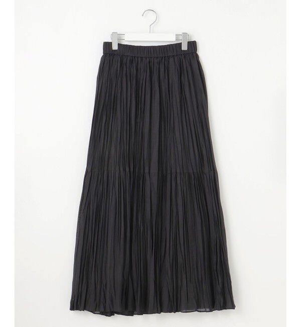 自由区「【接触冷感・洗える】ハンドワッシャープリーツ スカート」|スカート|