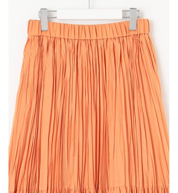 自由区「【接触冷感・洗える】ハンドワッシャープリーツ スカート」|スカート|