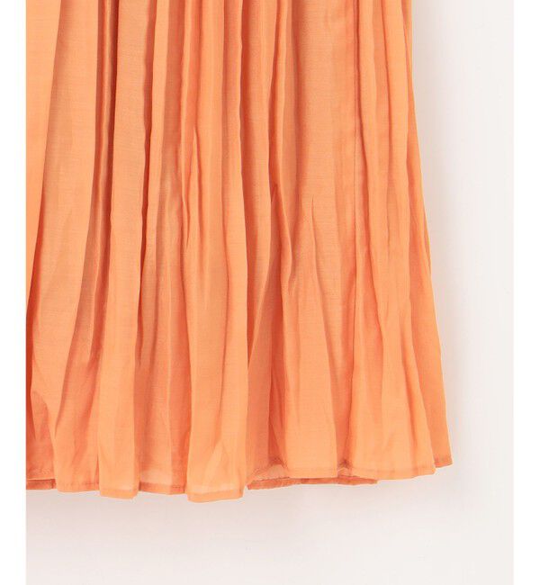 自由区「【接触冷感・洗える】ハンドワッシャープリーツ スカート」|スカート|