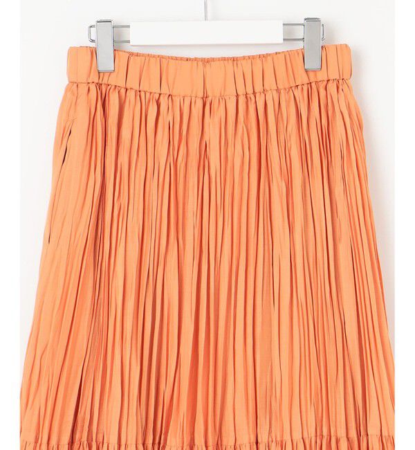 自由区「【接触冷感・洗える】ハンドワッシャープリーツ スカート」|スカート|