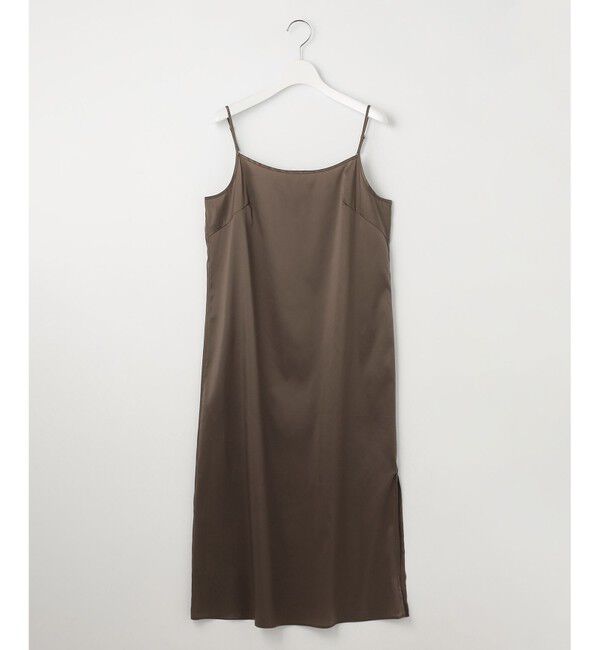 自由区「【洗える】ブロンズチェックジャガード ワンピース」|ワンピース|