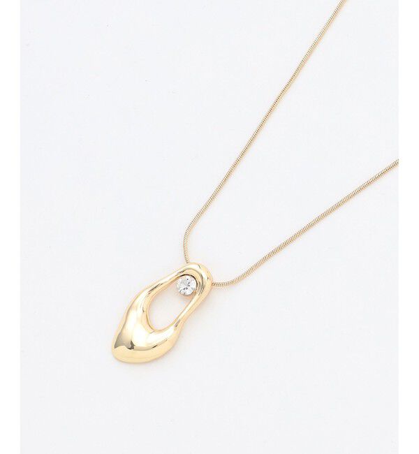 自由区「【カタログ掲載】カーブオーバル ネックレス」|ネックレス|