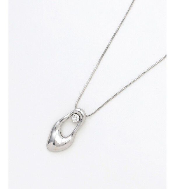 自由区「【カタログ掲載】カーブオーバル ネックレス」|ネックレス|シルバー