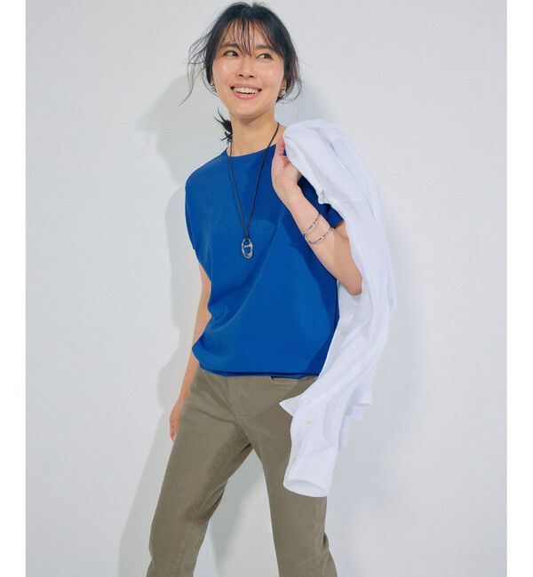 23区「【CLASSY. 9月号掲載/WEB限定カラーあり】LIBECO ベーシック シャツ」|シャツ・ブラウス|