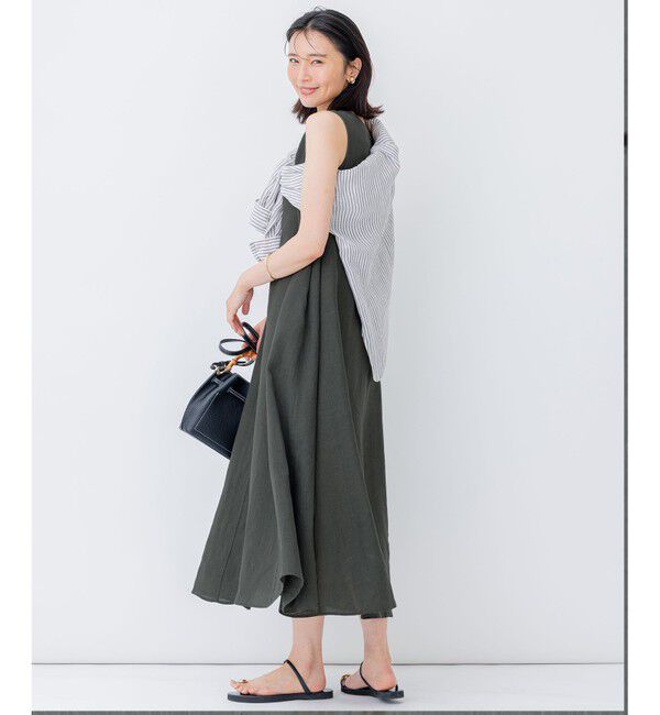 23区「【CLASSY. 9月号掲載/WEB限定カラーあり】LIBECO ベーシック シャツ」|シャツ・ブラウス|