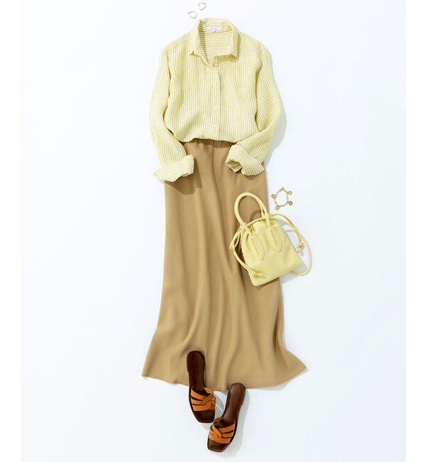 23区「【CLASSY. 9月号掲載/WEB限定カラーあり】LIBECO ベーシック シャツ」|シャツ・ブラウス|