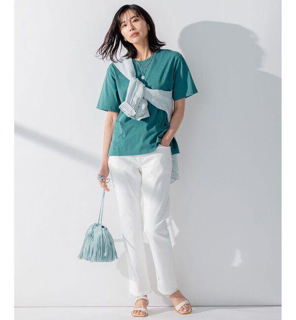 23区「【CLASSY. 9月号掲載/WEB限定カラーあり】LIBECO ベーシック シャツ」|シャツ・ブラウス|