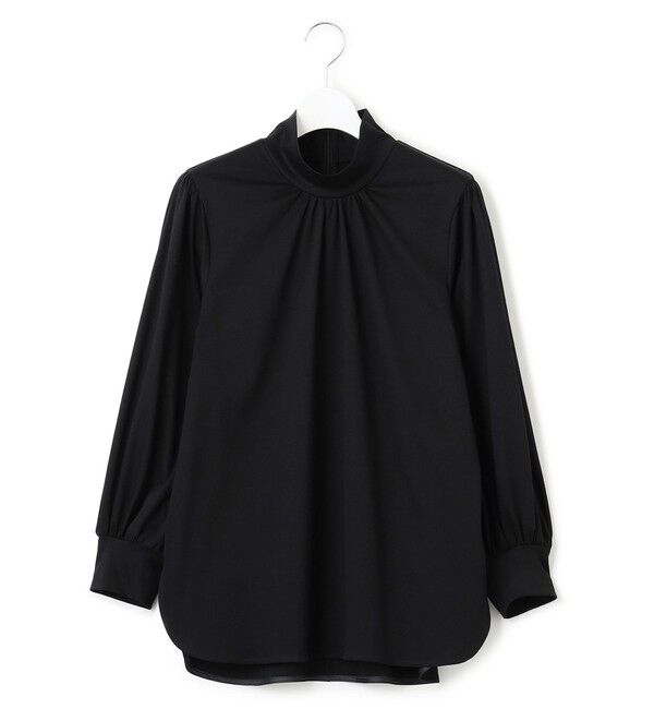 23区「【洗える】ハイネック フォルム ロングTシャツ」|Tシャツ・カットソー|