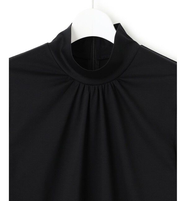 23区「【洗える】ハイネック フォルム ロングTシャツ」|Tシャツ・カットソー|