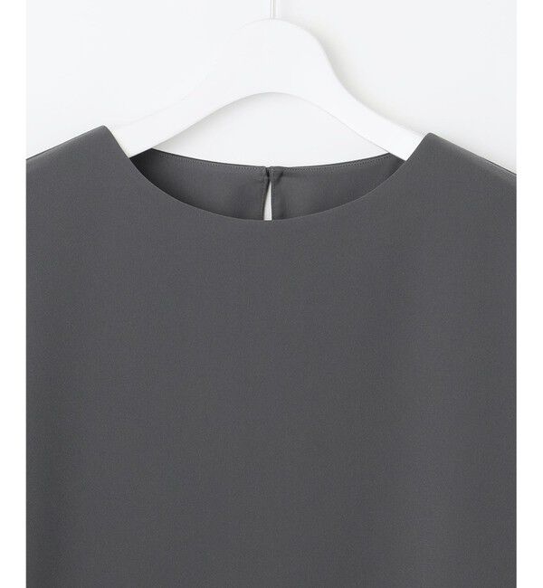 23区「【洗える】ストレッチジョーゼット レイヤー カットソー」|Tシャツ・カットソー|