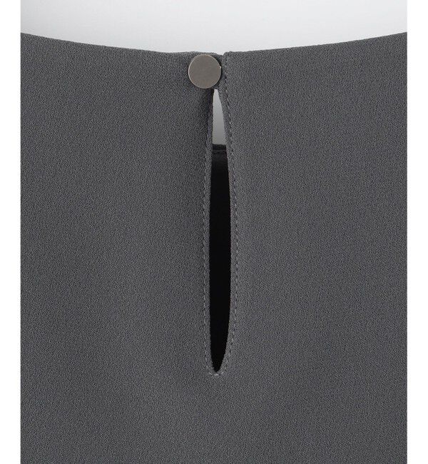 23区「【洗える】ストレッチジョーゼット レイヤー カットソー」|Tシャツ・カットソー|