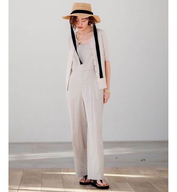 23区「【洗える】レーヨンポリエステルストレッチ 5分袖 カーディガン」|カーディガン|