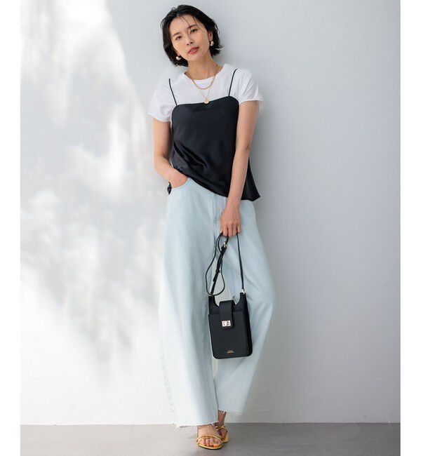 23区「【接触冷感/洗える】フレンチスリーブ IT TEE」|Tシャツ・カットソー|