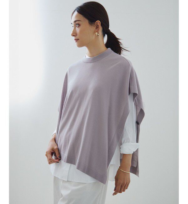 23区「【洗える】CANCLINI バンドカラー シャツ」|シャツ・ブラウス|