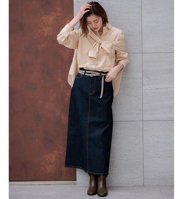 23区「【洗える】CANCLINI バンドカラー シャツ」|シャツ・ブラウス|