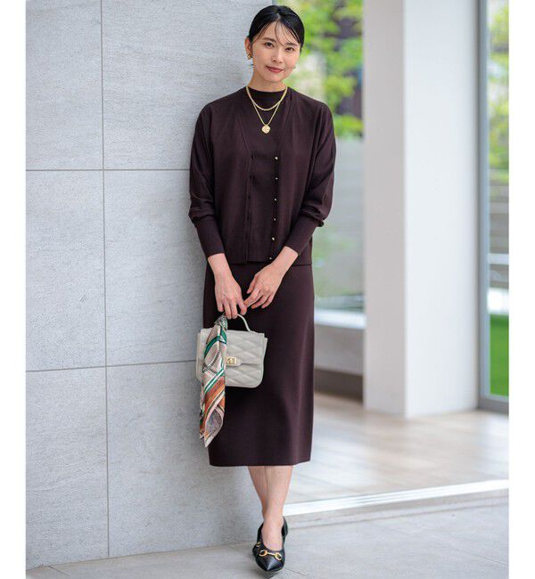 23区「【洗える】ヴィスコースストレッチ タイトスカート」|スカート|