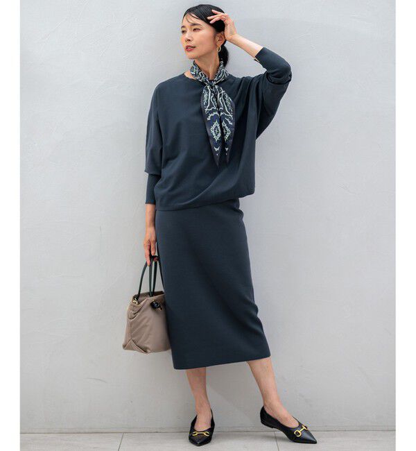 23区「【洗える】ヴィスコースストレッチ タイトスカート」|スカート|