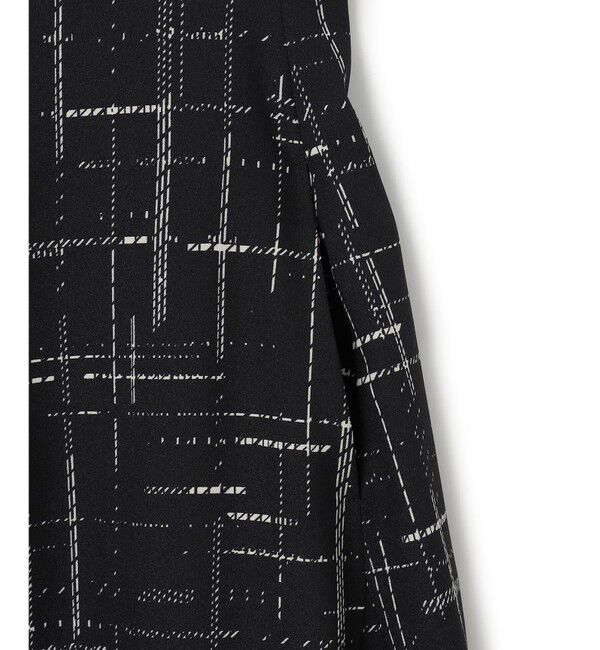 23区「【洗える】モノクロトーンプリント ワンピース」|ワンピース|