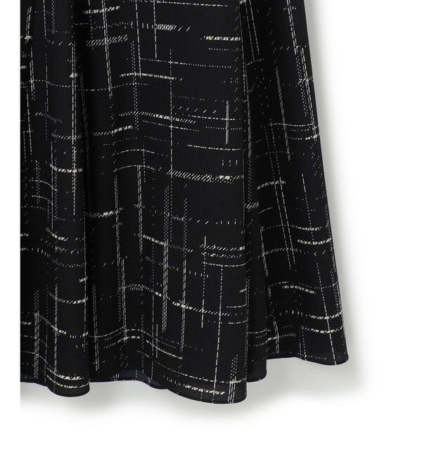 23区「【洗える】モノクロトーンプリント ワンピース」|ワンピース|