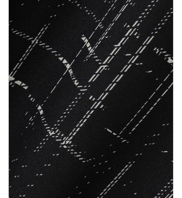 23区「【洗える】モノクロトーンプリント ワンピース」|ワンピース|