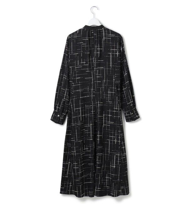 23区「【洗える】モノクロトーンプリント ワンピース」|ワンピース|