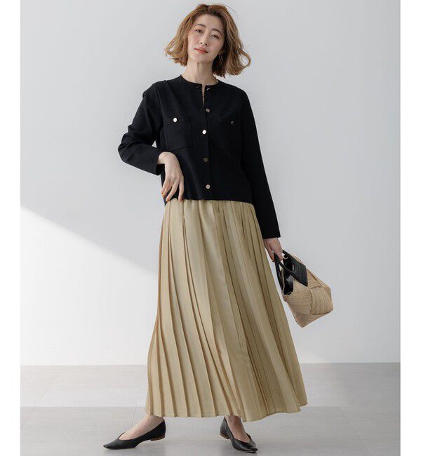 23区「【洗える】コンフォートストレッチ ニット カーディガン」|カーディガン|