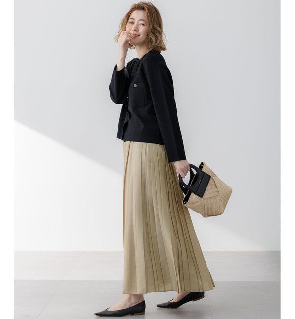 23区「【洗える】コンフォートストレッチ ニット カーディガン」|カーディガン|